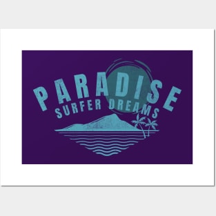 Paradise Surfer Dream Posters and Art